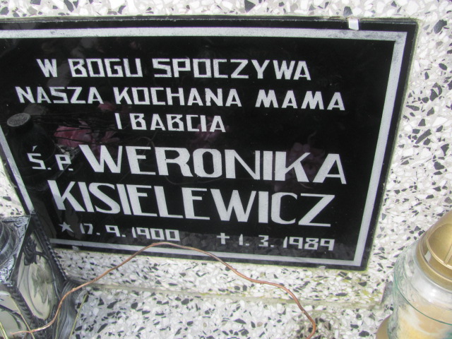 Weronika Kisielewicz 1900 Ostróda Gmina - Grobonet - Wyszukiwarka osób pochowanych