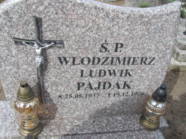 Włodzimierz Ludwik Pajdak 1937 Ostróda Gmina - Grobonet - Wyszukiwarka osób pochowanych