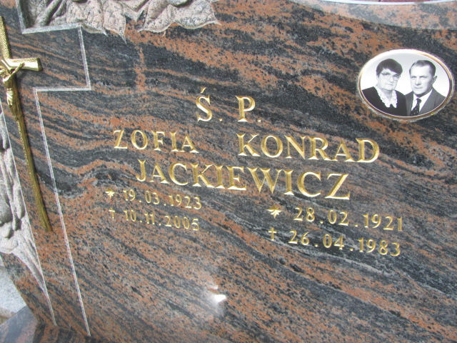 Konrad Jackiewicz 1921 Ostróda Gmina - Grobonet - Wyszukiwarka osób pochowanych