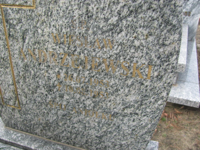 Wiesław Andrzejewski 1953 Ostróda Gmina - Grobonet - Wyszukiwarka osób pochowanych