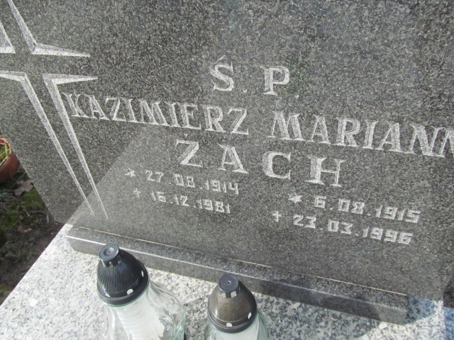 Kazimierz Zach 1914 Ostróda Gmina - Grobonet - Wyszukiwarka osób pochowanych