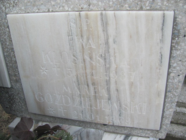 Ewa Kłosińska 1987 Ostróda Gmina - Grobonet - Wyszukiwarka osób pochowanych