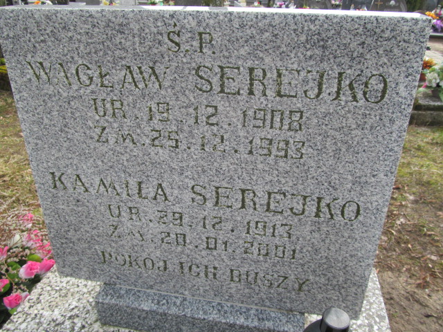 Wacław Serejko 1908 Ostróda Gmina - Grobonet - Wyszukiwarka osób pochowanych