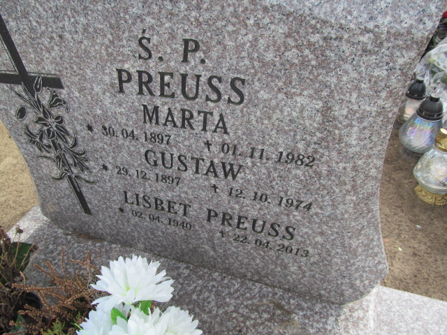 Lisbet Preuss 1940 Ostróda Gmina - Grobonet - Wyszukiwarka osób pochowanych