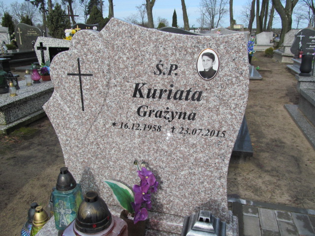 Krzysztof Kuriata 1955 Ostróda Gmina - Grobonet - Wyszukiwarka osób pochowanych
